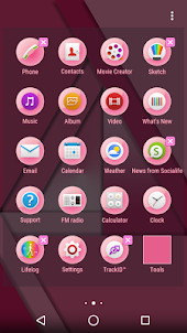 Pinky! Theme for Xperia