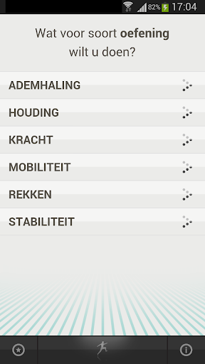 Bewegen met Bechterew Screen 3
