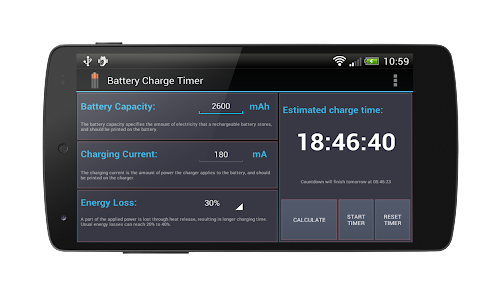 Battery Charge Timer Lite