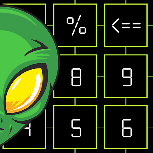 CALCULATOR - Green Alien  Icon