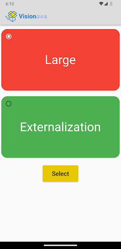 Android application FK Vision screenshort