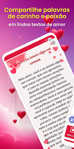 Android application Textos de Amor screenshort