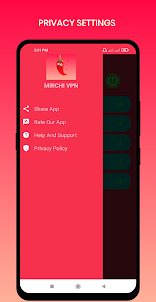 Mirchi VPN - Private & Fast
