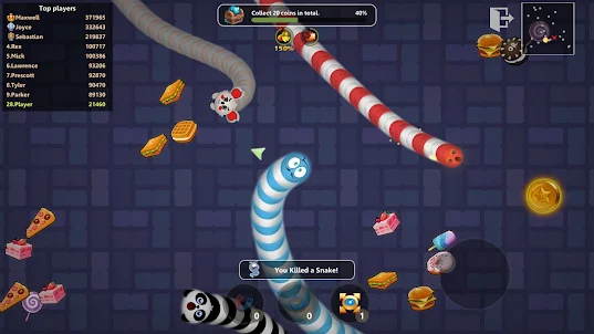 Snake vs Slither: Worm io Game