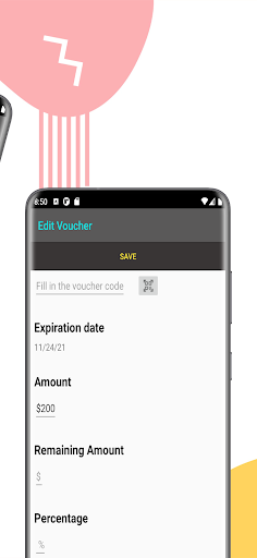 Voucher and Coupon Manager Screen 3