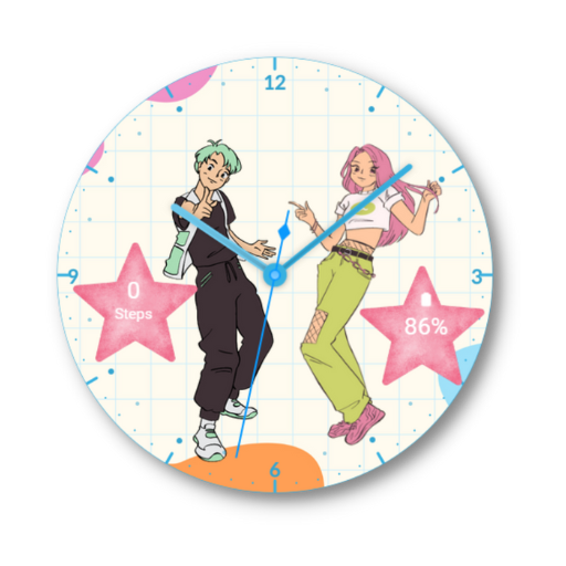 Cool Anime Watch face logo
