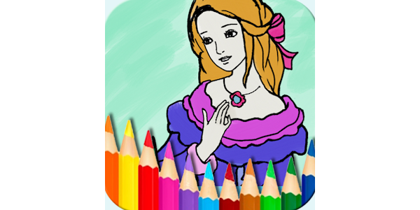 お姫様ぬりえ絵本 お絵描きパッドとぬりえの2in1 Google Play のアプリ