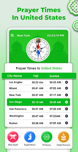 Prayer Times: Qibla Finder screenshot 1