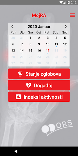 Android application MojRA screenshort