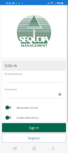 Android application Sequoia MGMT screenshort