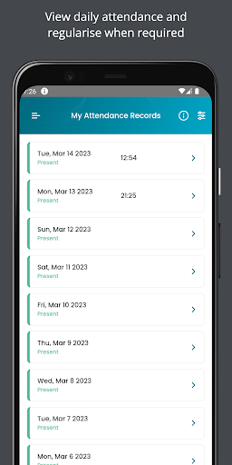 InnBuilt - Attendance App Screen 3