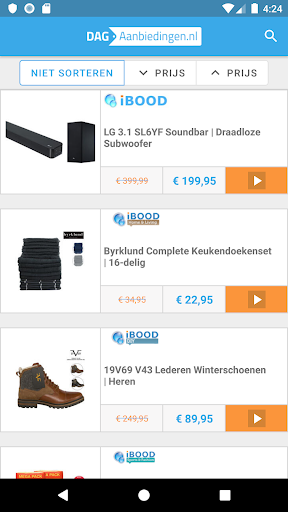 Android application Dagaanbiedingen: Aanbiedingen screenshort