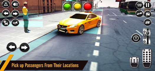 Real Taxi Simulator：Taxi Game  screenshots 1