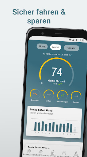 Android application HUK Mein Auto screenshort