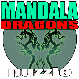 Puzzle Mandala Dragon