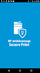 screenshot of HP JetAdvantage Secure Print