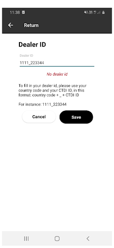 Android application DMS Scan screenshort