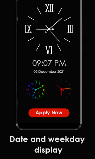 Analog Clock Wallpaper Live Screen 2