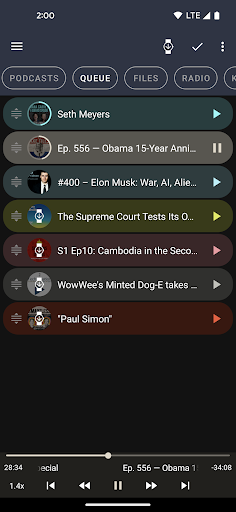 Wear Casts: podcasts and mp3 Screen 3