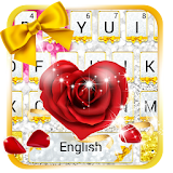 Golden Love diamond keyboard icon