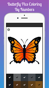 Butterfly Pics Color By Number 2.0 APK + Mod (Unlimited money) for Android