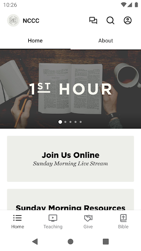 Android application New Community Christian Church screenshort
