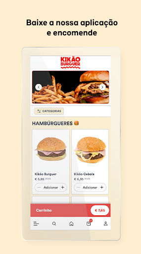 Android application Kikão Burguer screenshort