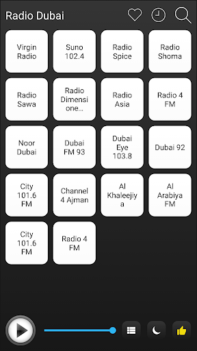 Android application Dubai Radio FM AM Music screenshort