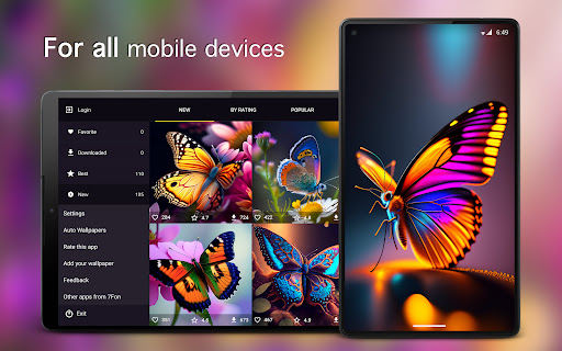 Screenshot of Butterfly Wallpapers 4K
