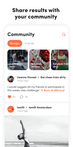 Screenshot of Virtuagym: Fitness & Workouts