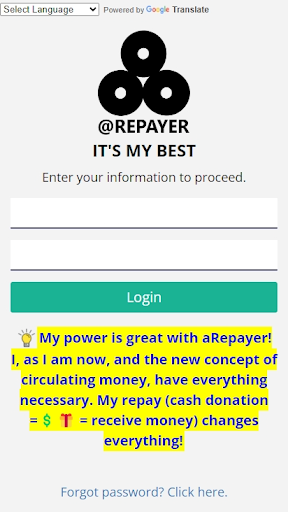 aRepayer Screen 3