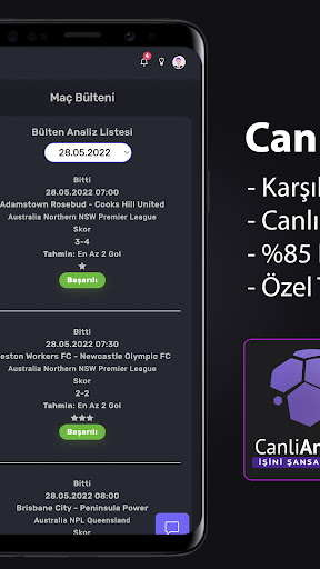 Canlı Analiz - Maç Tahminleri Screen 2