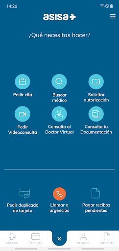 Android application ASISA screenshort