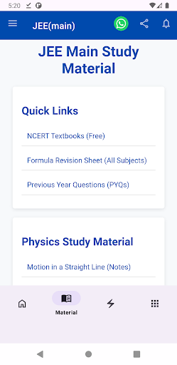 JEE main Prep - Tests  PYQ