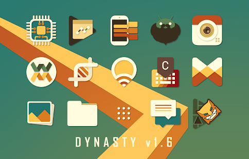 Dynasty - Retro Icon Pack Ekran görüntüsü