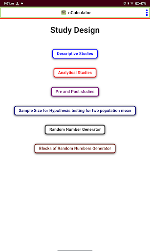 nCalculator- n-Sample Size