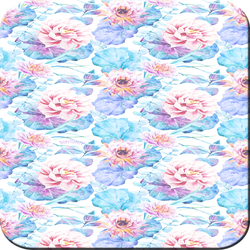 Floral wallpaper logo
