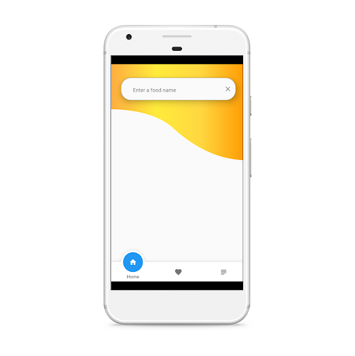 Android application Nutrition Buddy screenshort