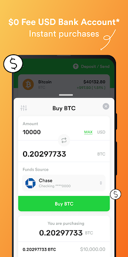 Anchor - Buy Bitcoin and Ether Screen 2