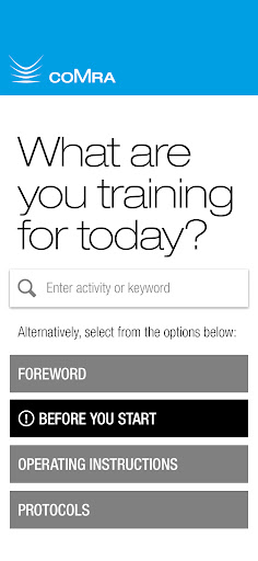 Training & Performance Guide Screen 2