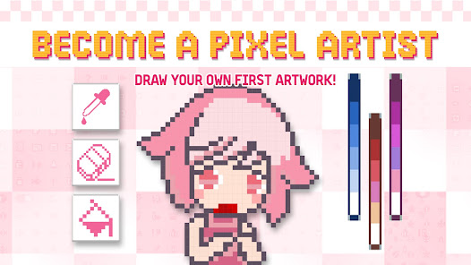 Captura de Pantalla 16 Pixel Maker: Push for Pixelart android