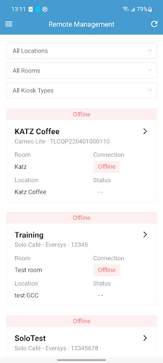 Android application KC Manager screenshort