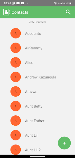 Android application MyDials screenshort