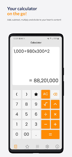 Screenshot of Calctic - Calculator ++