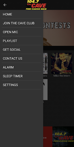 Android application 104.7 The Cave KKLH screenshort