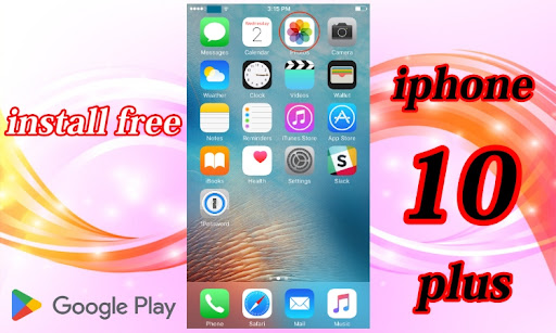 iphone 10 plus launchers theme