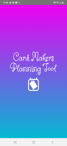 Android application Card Makers Planning Tool screenshort