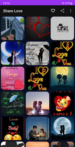 Android application Love DP Pic screenshort