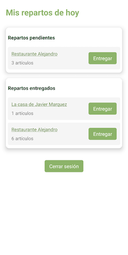 HBM Deliveries Screen 2