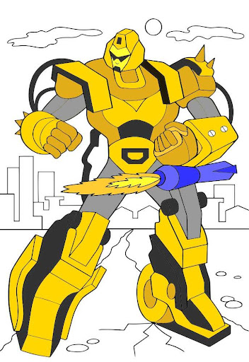 Robot Coloring Book Screenshot 4 - AppWisp.com